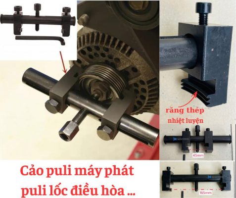 Cảo puly máy phát dạng răng mới nhất 