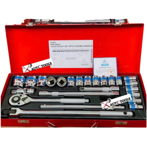 Bộ khẩu 1/2 hoa thị ngắn-Kingtools
