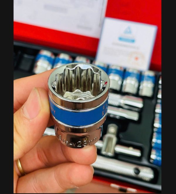 Bộ khẩu 1/2 hoa thị ngắn-Kingtools