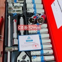 Bộ khẩu 1/2 lục giác dài-Kingtools