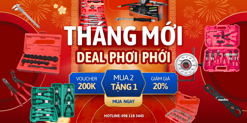 khuyến mãi dụng cụ cơ khí chỉ trong tháng này