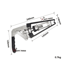Vam ép lò xo kiểu kìm bấm đơn
