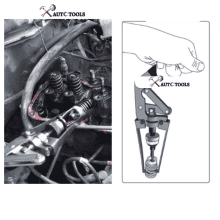 Vam ép lò xo kiểu kìm bấm đơn